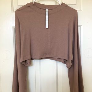 Lululemon Cropped Long Sleeve Shirt